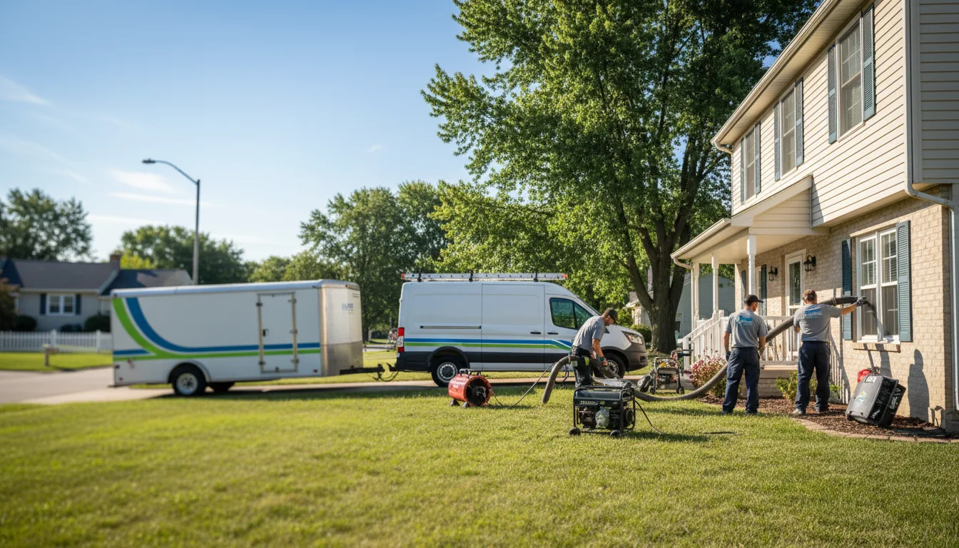 Flooded Basement Restoration And Cleanup With Repair in Debord, KY near me